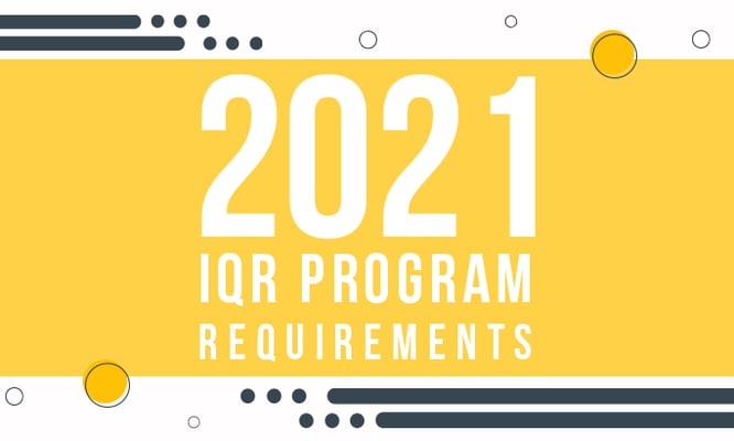 2021 IQR Program Reporting Requirements