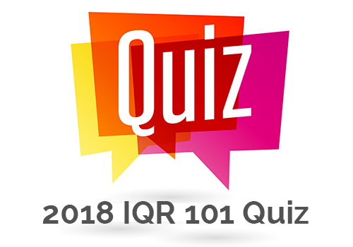 2018 IQR 101 Quiz