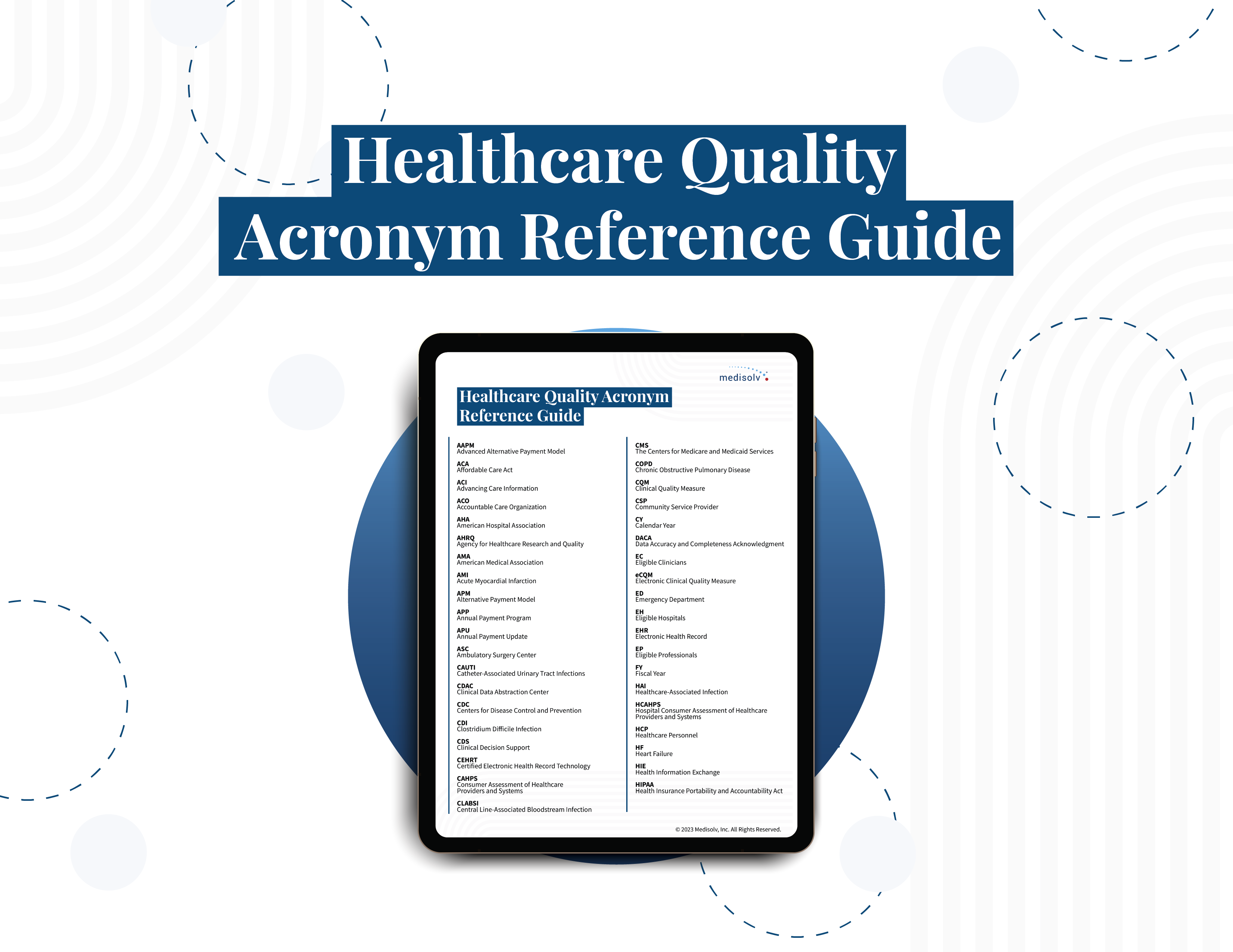 Healthcare Quality Acronym Guide